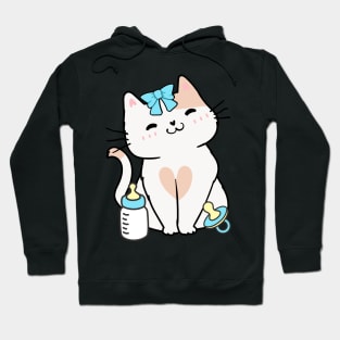 Cute persian cat is a baby Hoodie